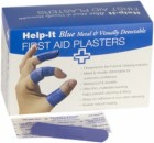 Help-It Blue Detectable Standard Plasters 100 Pack