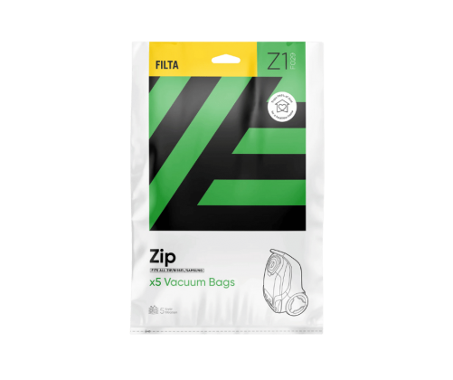 F029 Zip SMS Multi Layered Vacuum Cleaner Bags 5 pack