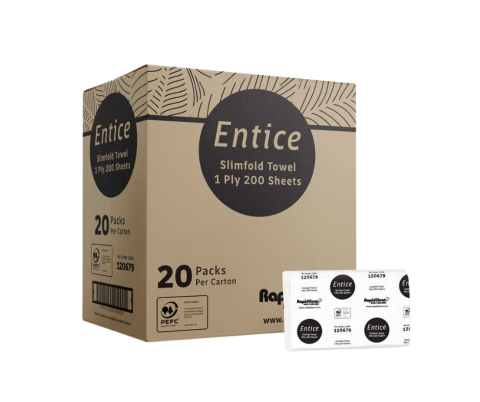 Rapid Entice Slimfold Paper Towel