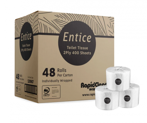 Rapid Entice Premium Wrapped 2ply Toilet Tissue