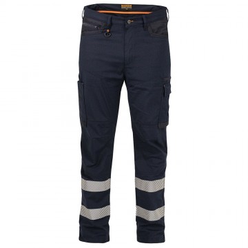 Pant Cargo Stretch 190gsm Taped Polycotton Navy Size