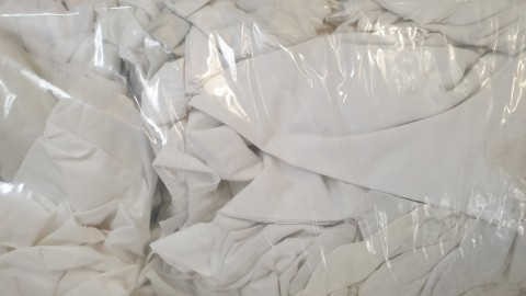 RAGS - WHITE cotton mix 10kg