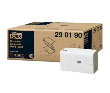 Tork Advanced Hand Towel 2Ply 3750 Flushable Sheets - H3