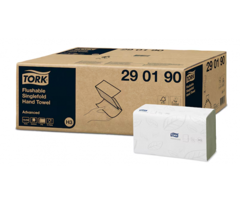 Tork Advanced Hand Towel 2Ply 3750 Flushable Sheets - H3