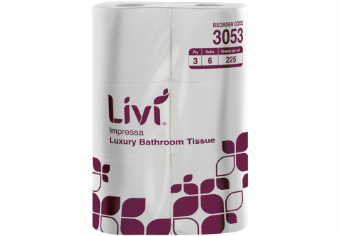 Livi Impressa 3Ply Toilet Paper X6 - 3053