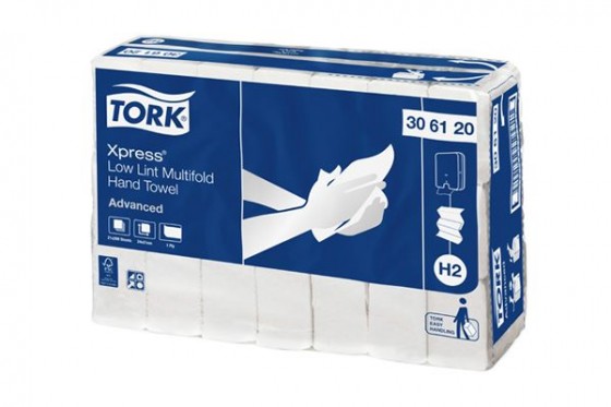 Tork Xpress Low Lint Advanced 1ply - H2