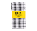 Dish Cloth Grid Terry Black 5 Pack