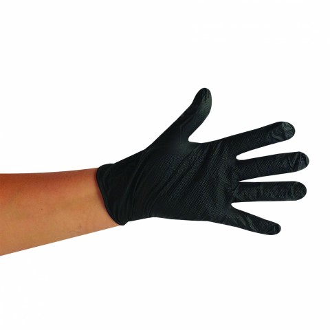 Black Nitrile Extended Cuff 100 Pack