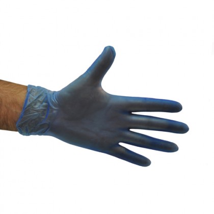 Blue Vinyl Gloves 100 Pack