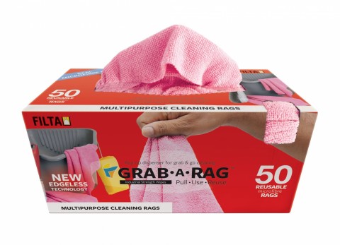 Grab A Rag 50 Pack - Pink