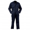 Overall Polycotton Zipped Navy