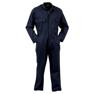 Overall Polycotton Zipped Navy