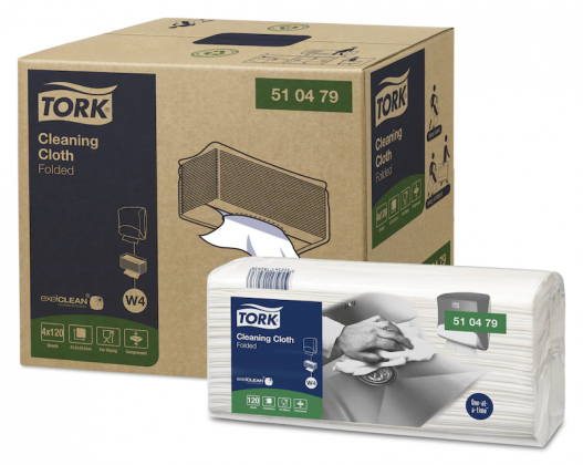 Tork Cleaning Cloth - 120 Cloths X 4 Pack