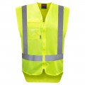 Vest Day/Night Zip Yellow