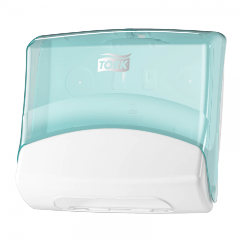 Tork Folded Wiper/Cloth Dispenser White/Blue- W4