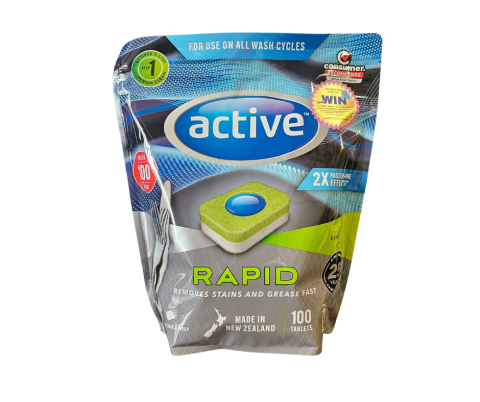 Active Rapid Dishwasing Tablets 100s