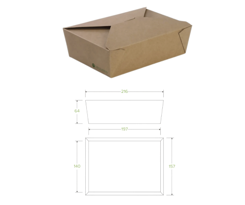 BioBoard Lunch Box Large x 200