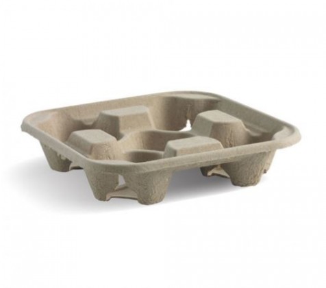 Biocup 4 Cup Tray X 75