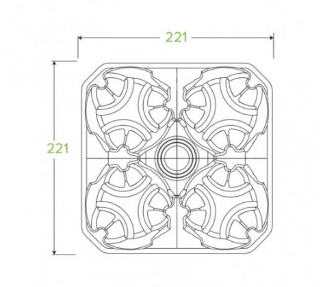 Biocup 4 Cup Tray X 75