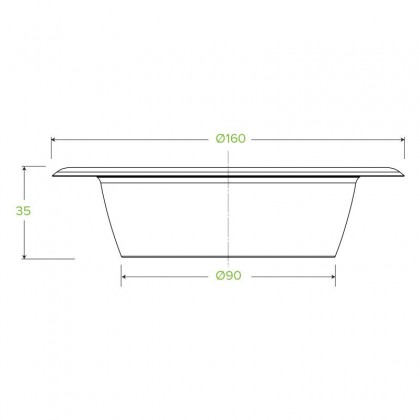 Biocane Bowl 12oz / 390ml X125