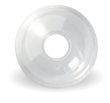 Biocup Clear Dome Hole Lid - 300-700ml X1000