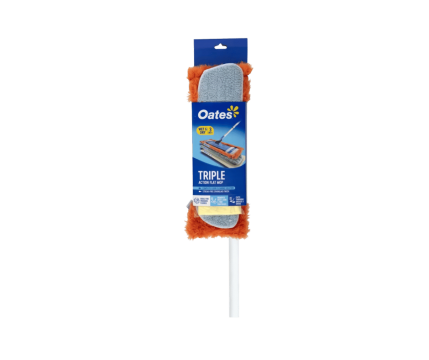 Oates Triple Action Microfibre Mop 40cm Complete