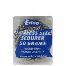 EDCO STAINLESS STEEL SCOURER 50GM