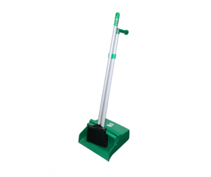 Commercial Upright Dustpan Set - Green