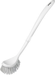 Oates Stiff White Toilet Brush