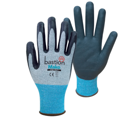 Bastion Mako Grey Cut-Resistant/General Handling Glove
