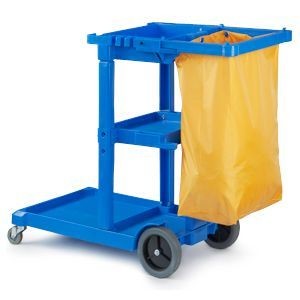 Blue Cleaning Cart