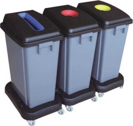 Recycling 60L Bin Set