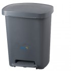 Oates Grey Pedal Bin - 30L