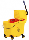 DuraBlend Deluxe Press Mop Bucket - Includes Dirty Water Bucket