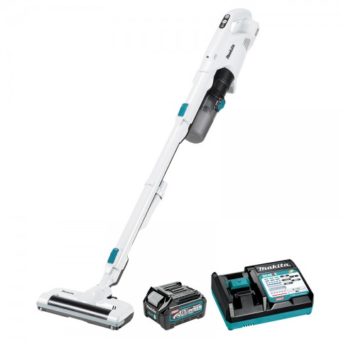 Makita XGT 400ML Stickvac with Power Head 1×2.5Ah Kit