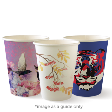 Biopak single wall art series hot cups