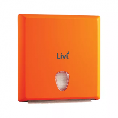 Livi Slimfold Towel Dispenser Be Bold Orange - D706O