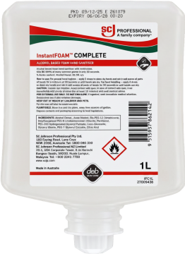 Deb Instant Foam Sanitiser Cartridge 1L