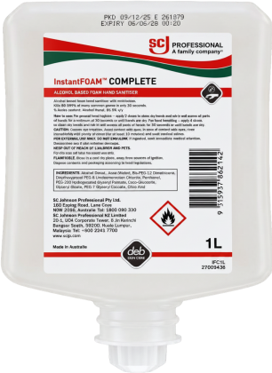 Deb Instant Foam Sanitiser Cartridge 1L