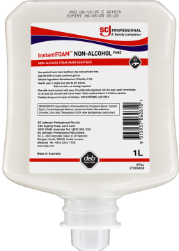 Deb Instant Foam Alcohol Free Sanitiser 1L