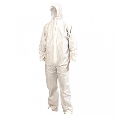 BARRIERTECH SMS COVERALLS WHITE