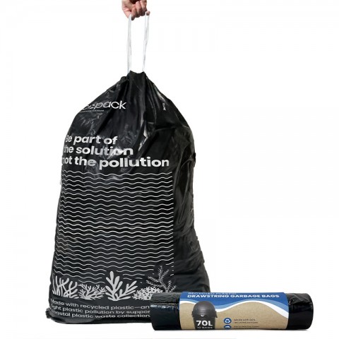 Ecopack Drawstring Bags 70L X10