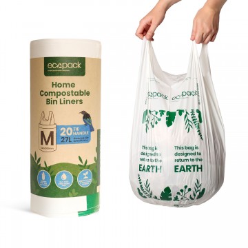 Ecopack Compostable Bin Liner 27L X20