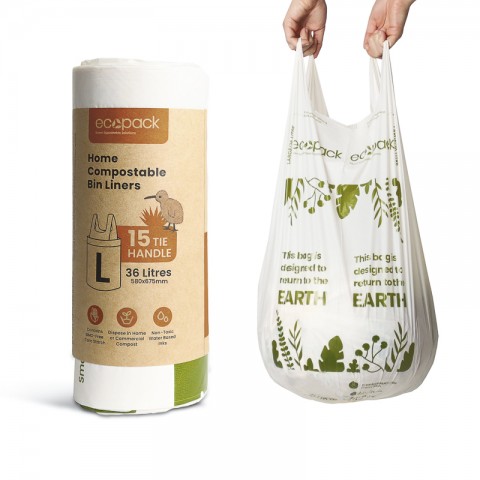 Ecopack Compostable Bin Liner 36L X15