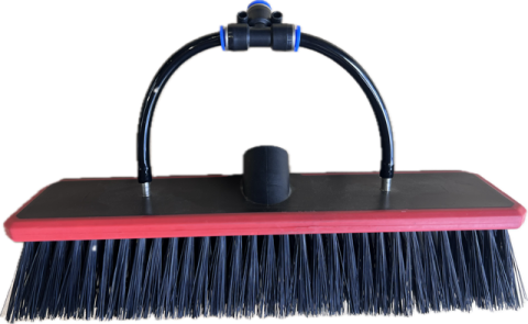 Everest Black Nylon Dual Trim Bristle Brush 27cm