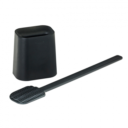 Silicone/Rubber Toilet Set - Black