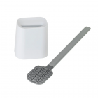 Silicone/Rubber Toilet Set - White