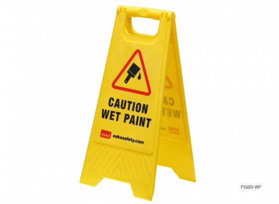 Esko Wet Paint Sign