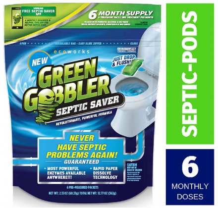 GREEN GOBBLER SEPTIC SAVER 222g