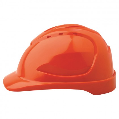 V9 Hard Hat Vented Pushlock Harness - Orange
